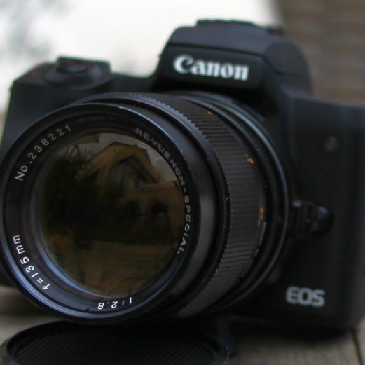 EOS M50 mit VLITROX Speed Booster